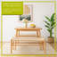 Wooden Scandi Danish Style Dining Benches - Natural - Pack of 2-1288621206