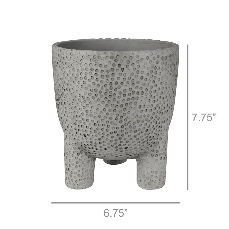 Cache-pot texturé en trépied Bottolf