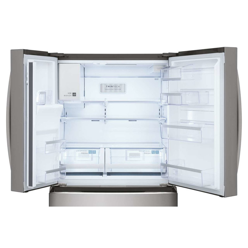 35.7" x 34.6" French Door Refrigerator 26.3 cu. ft. Energy Star Refrigerator