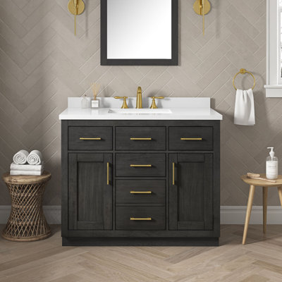 OVE Decors Bailey 42" Single Bathroom Vanity with Premium Countertop