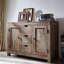 Nature 120cm Solid Wood Sideboard