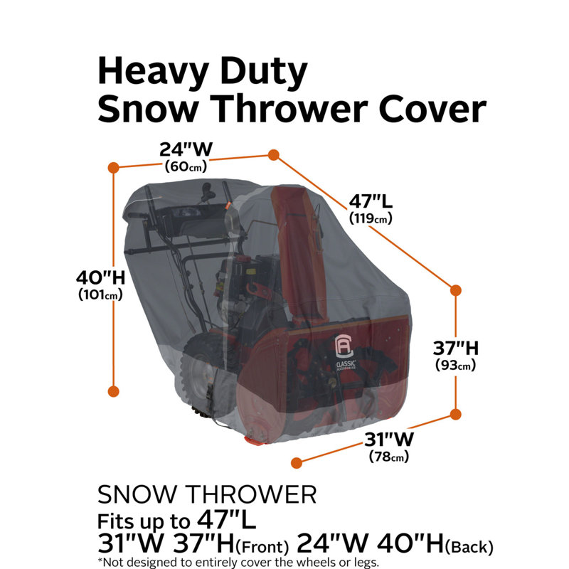 StormPro™ Buckle Mildew Resistant Snow Blower Cover By Classic Accessories