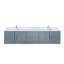 Ensemble de meuble-lavabo double mural 80 "Geneva-112899582-87285973