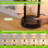 Black Touch Control Table Lamp Set Of 2, Dimmable Metal Bedside Lamps With Industrial Cage Nightlight, 27 Inches