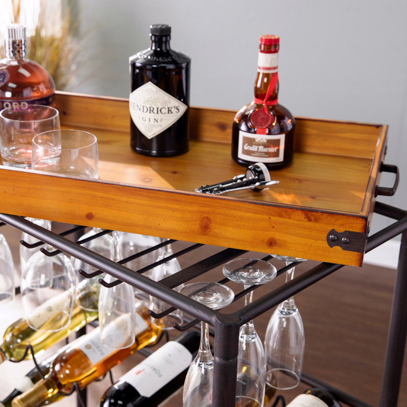 Chariot-bar Basic avec roulettes
