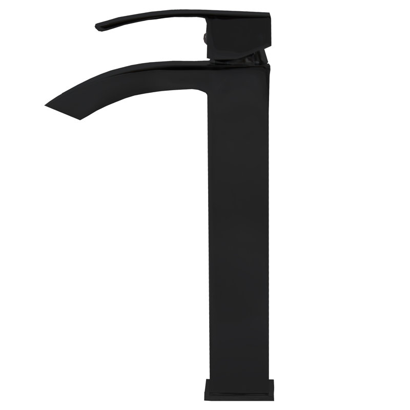Novatto STARKS Single-Hole Single-handle Bathroom Faucet, Matte Black