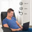 Fauteuil inclinable pivotant avec repose-pieds en similicuir-270824573