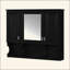 Armoire à pharmacie murale 35 po x 28 po, armoire de salle de bain moderne avec miroir, armoire à miroir avec tablettes ouvertes-60741602