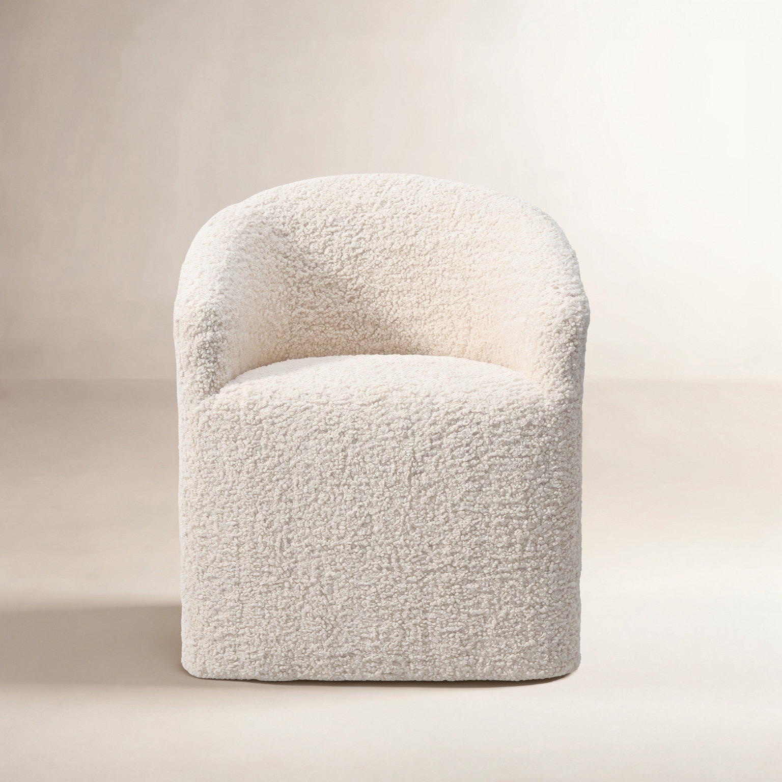 Keeshan Barrel Armchair, Harben Ivory
