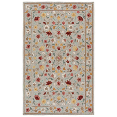 Chelsea Hand Tufted Wool; Cotton Floral Indoor Rug