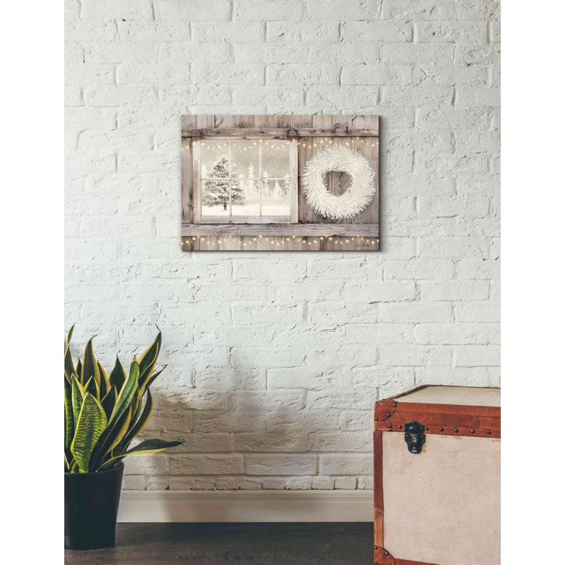 «Winter White View» par Lori Deiter - Photographie sur toile tendue, H 18 po x l 26 po x P 0,75 po