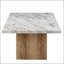Table basse luxueuse à finition marbrée, parfaite pour ajouter de l'élégance et du style au décor de votre salon.