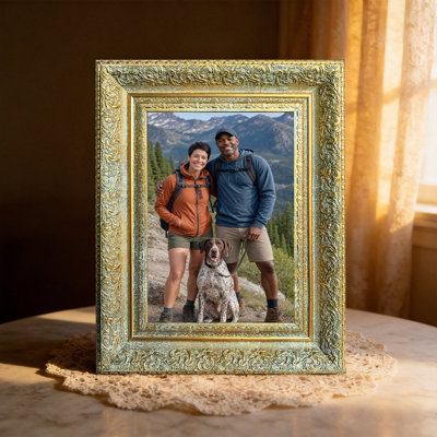 Cadre 3 pièces or antique 8 "x 10" avec finition Home