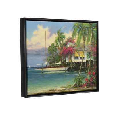 Art mural sur toile flottant, vacances, bord de mer, par Martin Figlinski