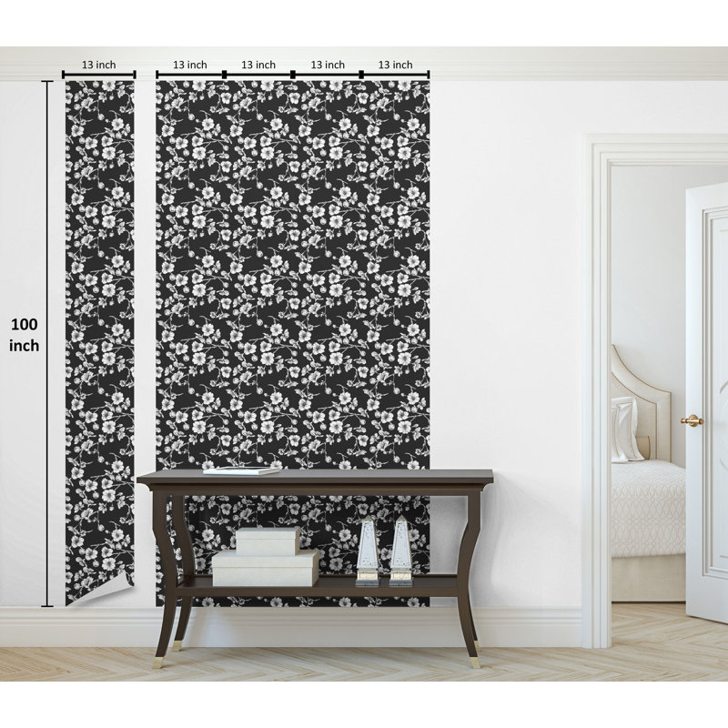 Bornhart Roll, Gris anthracite / blanc, L 100 po x l 13 po