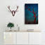 Midnight Tree in Abstract - Wrapped Canvas Painting Print-55362750