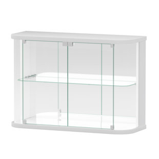 Small 2-Tier Display Case With Music-Sync Lighting Modes