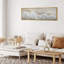 «Neutral Ocean Wave», toile encadrée - art marin côtier beige et blanc-115165340-115165342