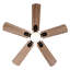 Ventilateurs de plafond à profil bas de 42 pouces avec lumière et télécommande, à DEL à intensité variable, moteur CC réversible silencieux, pour une utilisation à l'intérieur ou à l'extérieur (noir)