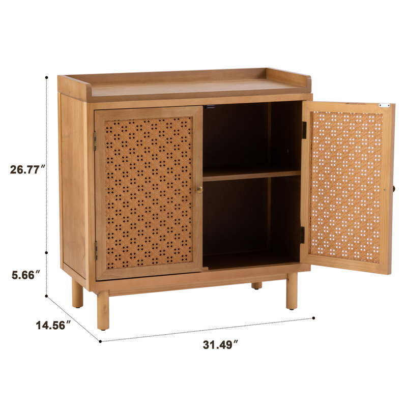 Chrystie Unfinished Accent Cabinet