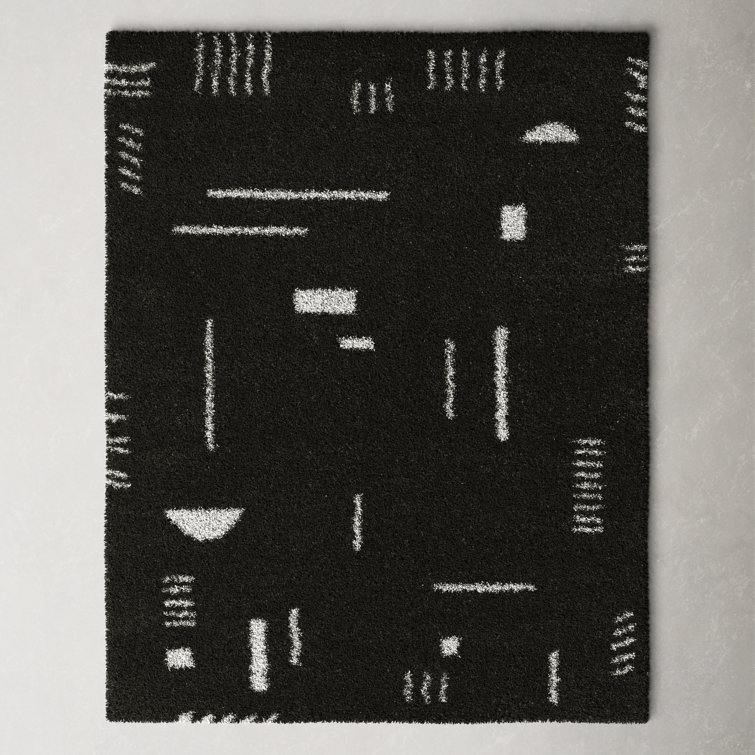 Morin Geometric Shag Area Rug
