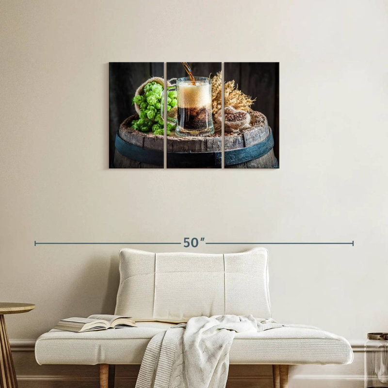 Yarlin Beer, 20" H x 33" W