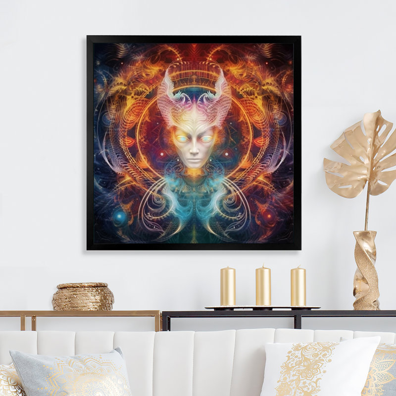 " Bringing Light To The Darkness ", Black Single Picture Framed, 24" H x 24" W x 1" D