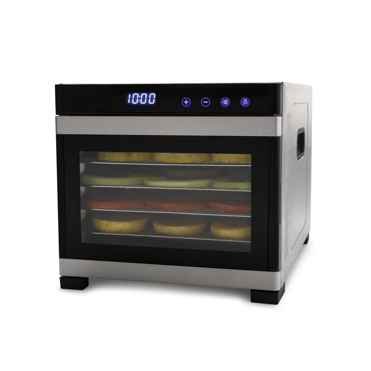 ChefWave Secco Pro Food Dehydrator with 10 Drying Racks (Stainless