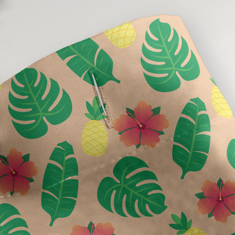 Rideau simple sower tropical katelyn elizabeth, Orange