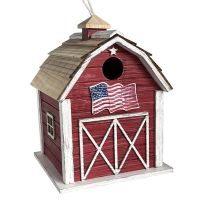 Old Glory Barn Birdhouse