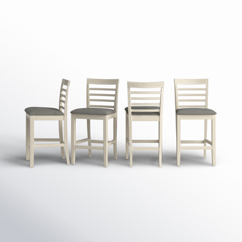 Chaise de comptoir Ance (ensemble de 4), Gris