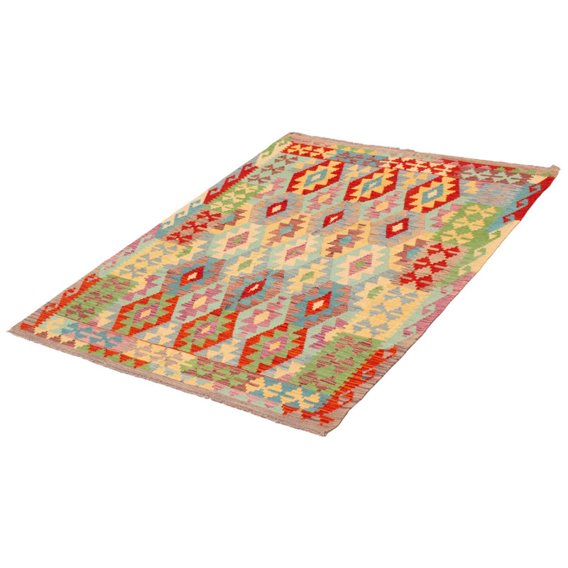 Tapis orange unique 5 pi 1 po x 6 pi 7 po Chualar