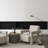 Multi-functional Round Storage Coffee Table With Tray; Stool