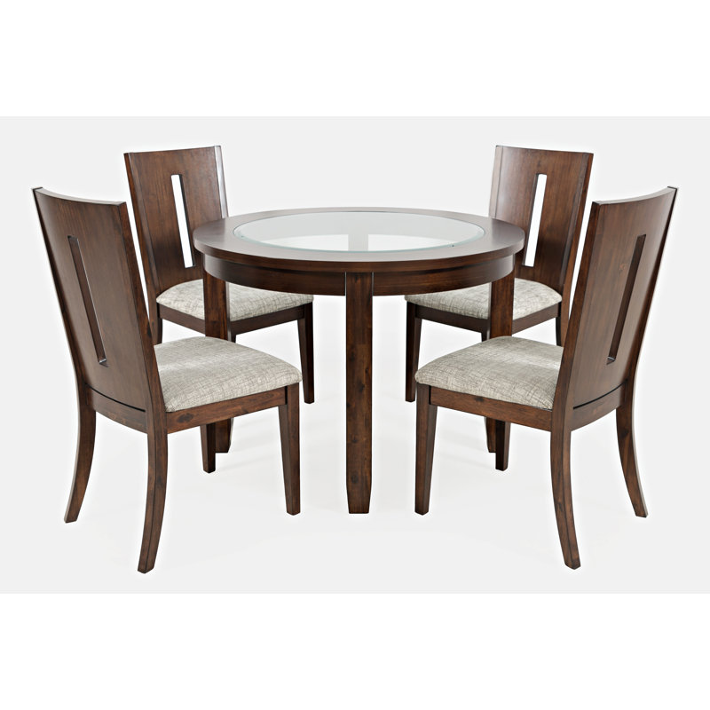 Jessim 4 - Person Dining Set, Brown