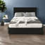 Lits en bois polyvalents de taille Queen haut de gamme, design contemporain pour la maison
