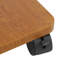Table d'appoint avec table d'appoint en forme de C et roulettes pour canapé-1968033649
