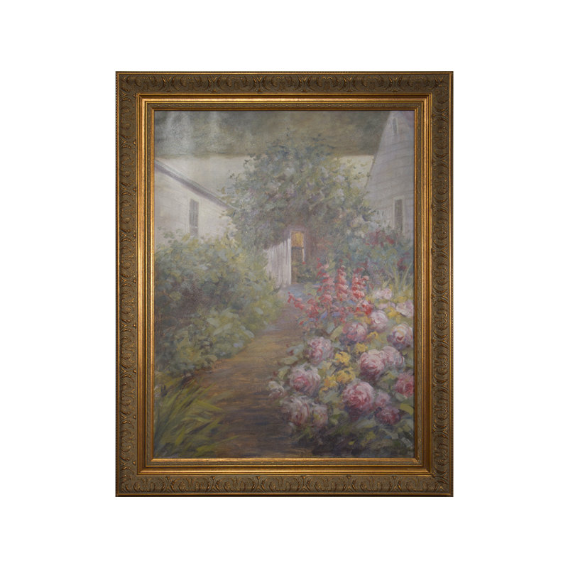 Mossy Stone Walk Print by Clements