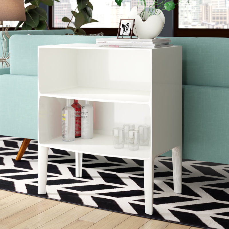Ghost Buster End Table, White