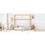 Lit simple en bois