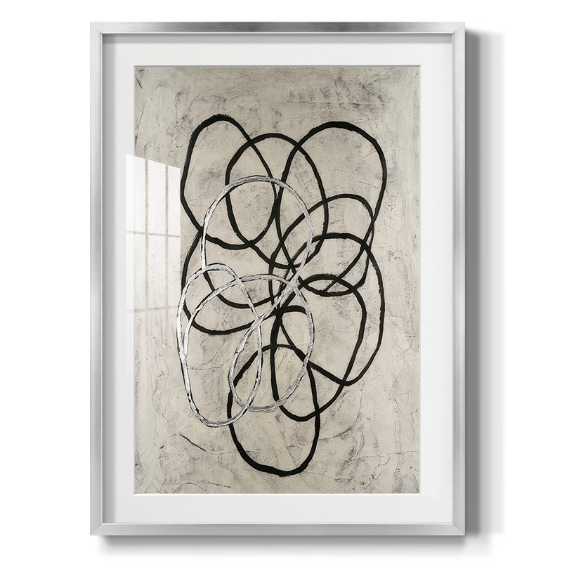 Disengage I -Framed Print, 28.5" H x 20.5" W, Silver
