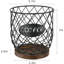 Organisateur de porte-gobelets K, organisateur de dosettes de café robuste, panier de rangement de grande capacité de 35 Kcup pour comptoir de cuisine et bureau (grille circulaire)