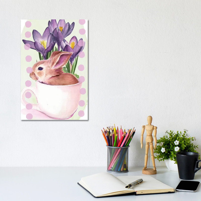 Bunny Crossing Collection B by Jennifer Paxton Parker - Wrapped Canvas Gallery-Wrapped Canvas Giclée, 30.48cm H x 20.32cm W