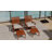 Revat Outdoor Lounge Chair with Ottoman,wood