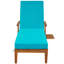 Chaise de patio avec coussins