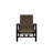 Belle Isle Sling Aluminum Frame Hidden Motion Chat/Lounge Chair With Marine Grade Polymer Arm Accent-98358309-98714559