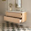 Meuble-lavabo rectangulaire simple 49 po avec comptoir à quartz blanc pur 1,5 po Mulloy-1279696482-1279696494