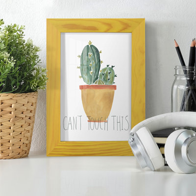 Delmi Punny Plant I, reproduction d'art encadrée