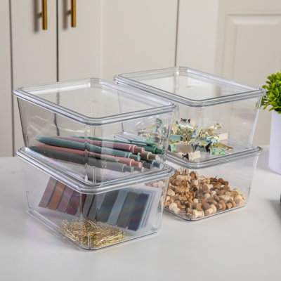 Bacs de rangement en plastique de qualité supérieure Martha Stewart Brody