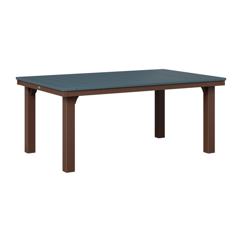Homestead Outdoor Dining Table, Smoke Gray, Black