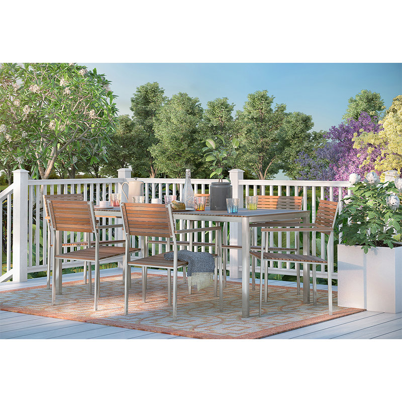 Pollmann 6 Seater Dining Set